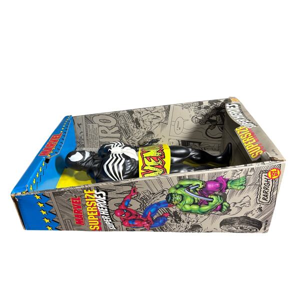 Vintage New In Box Marvel Venom Supersize Action Figure - Toy Biz 1991 - Comic - Picture 8 of 9